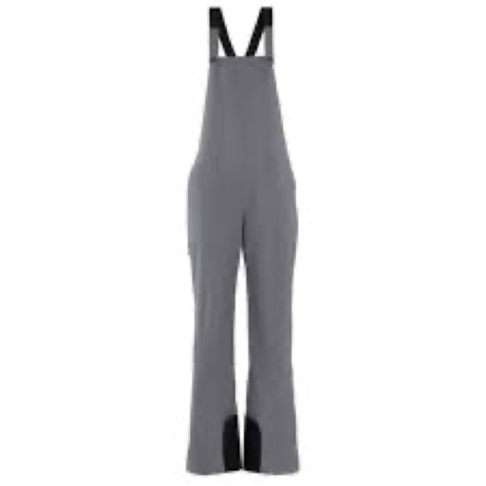 Obermeyer Snow Bibs Womens Size 8L Gray Ski Overall Bib Pants